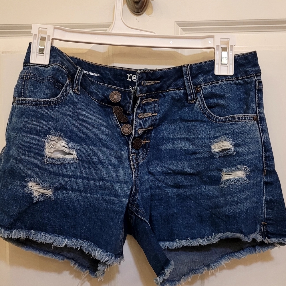 Jean high waisted shorts